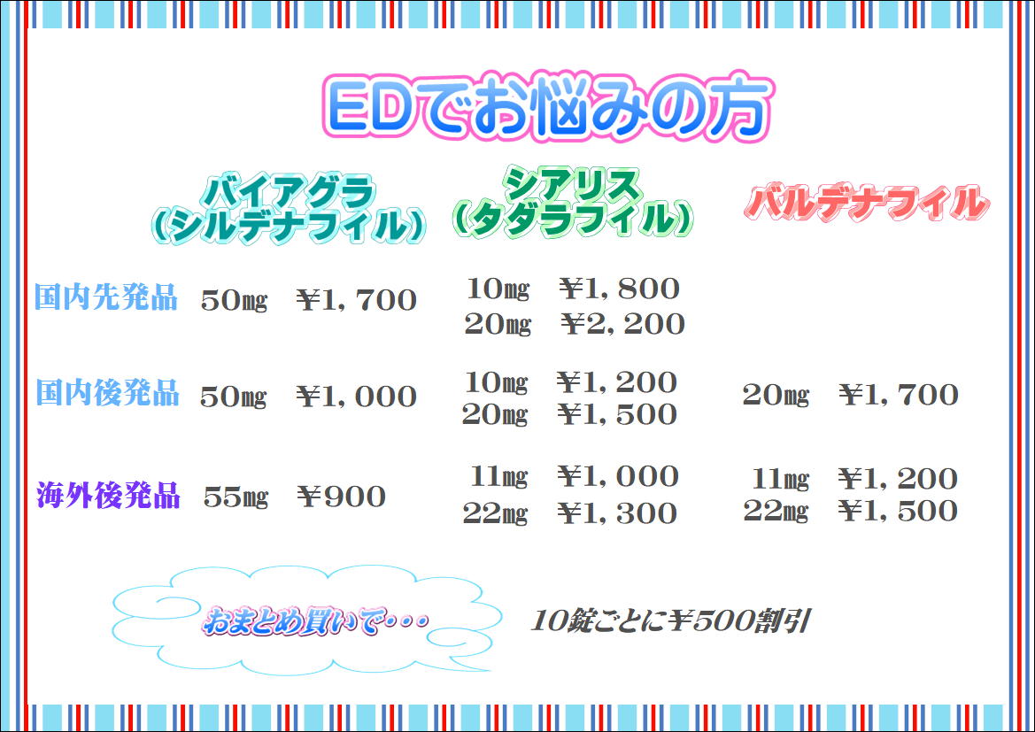 EDでお悩みの方